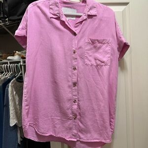 Pink Lola River Button Shirt